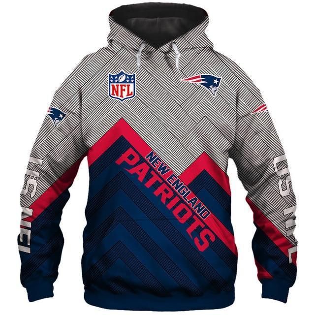 Limited Edition Football Hoodie New England Patriots 3D Hoodie