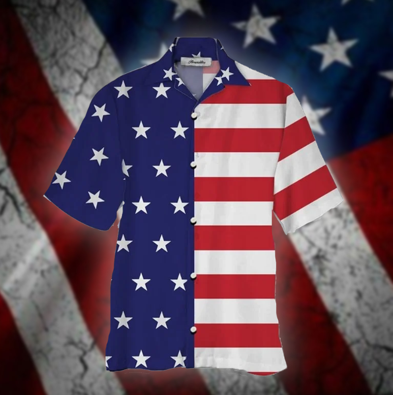 American Flag Hawaii Shirt For Men Women Adult Ha31443