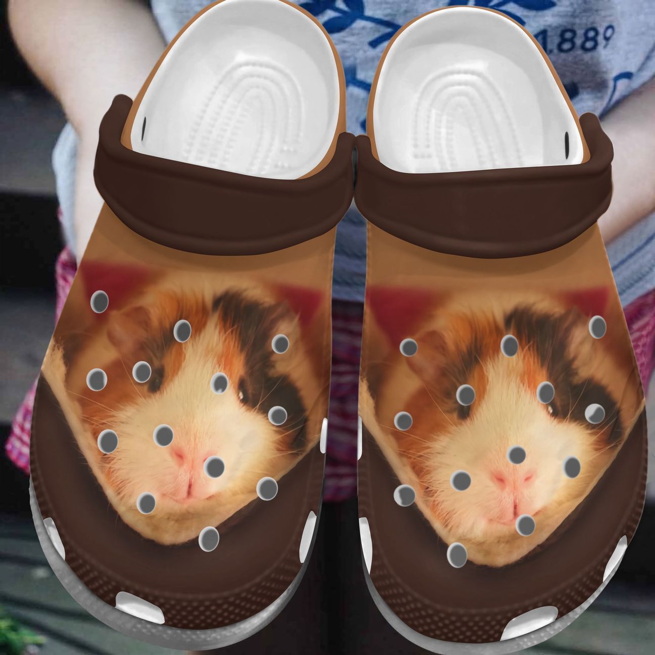 Guinea Pig Personalized Clog, Custom Name, Text, Color, Number Fashion Style For Women, Men, Kid, Print 3D V1510