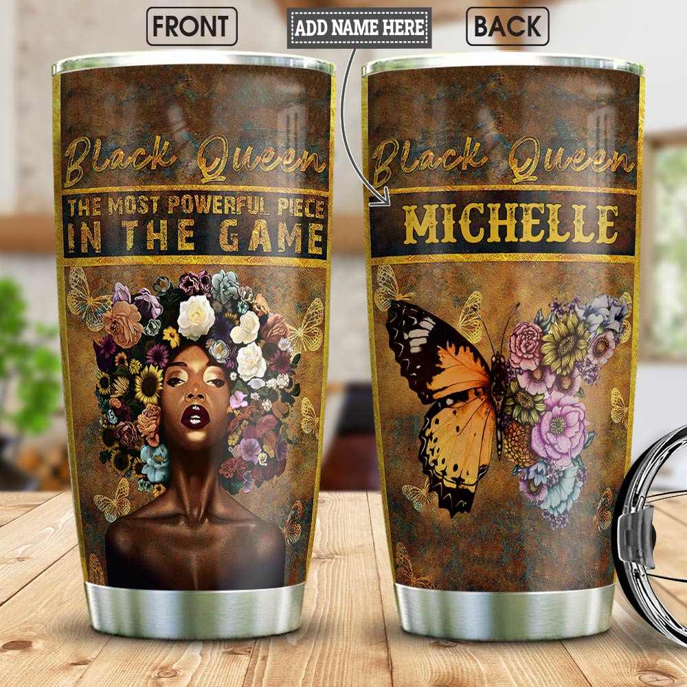 Black Queen Personalized Mdqz0308003Z Stainless Steel Tumbler