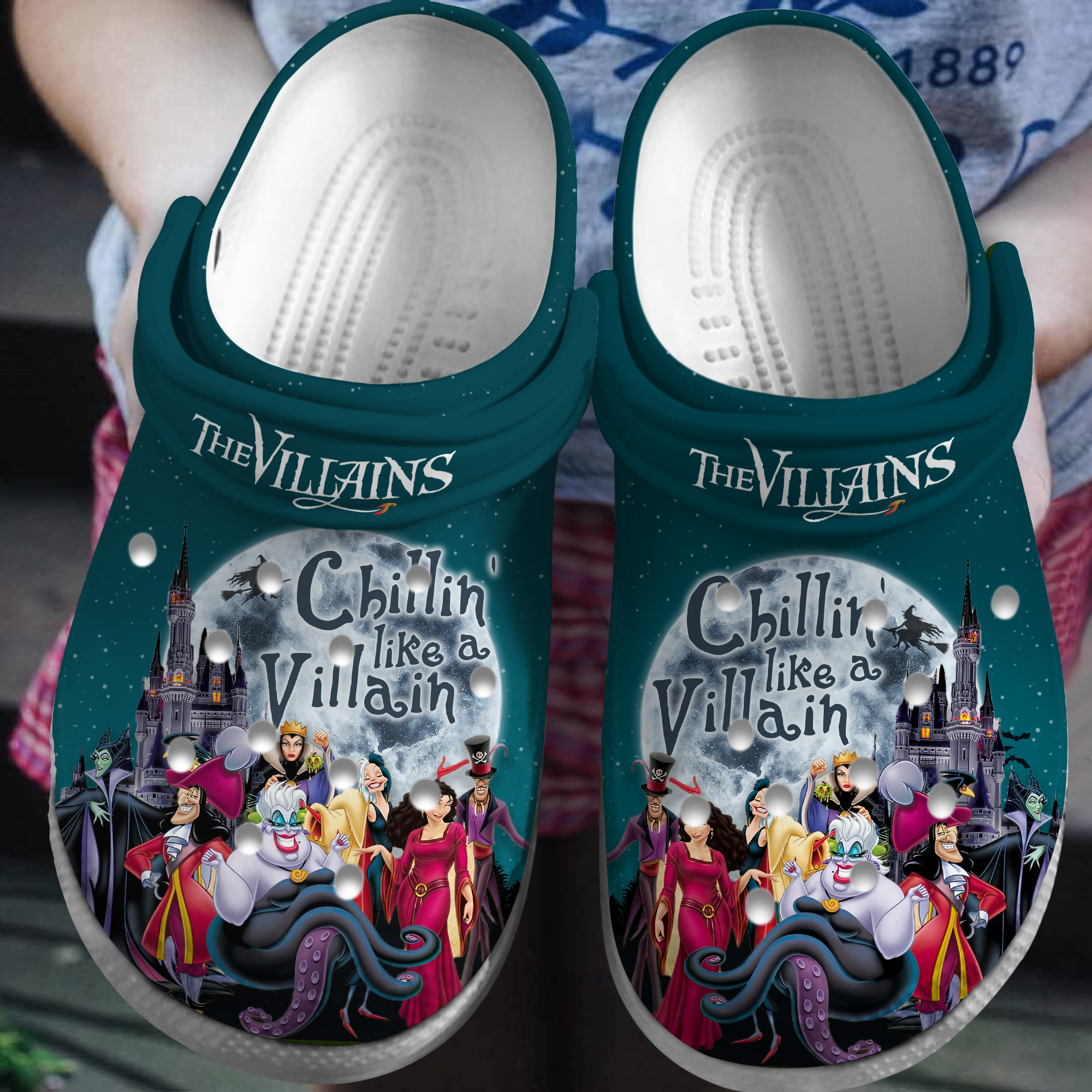 Disney Villains Cartoon Crocs Crocband Clogs Shoes Comfortable For Men Women and Kids 2