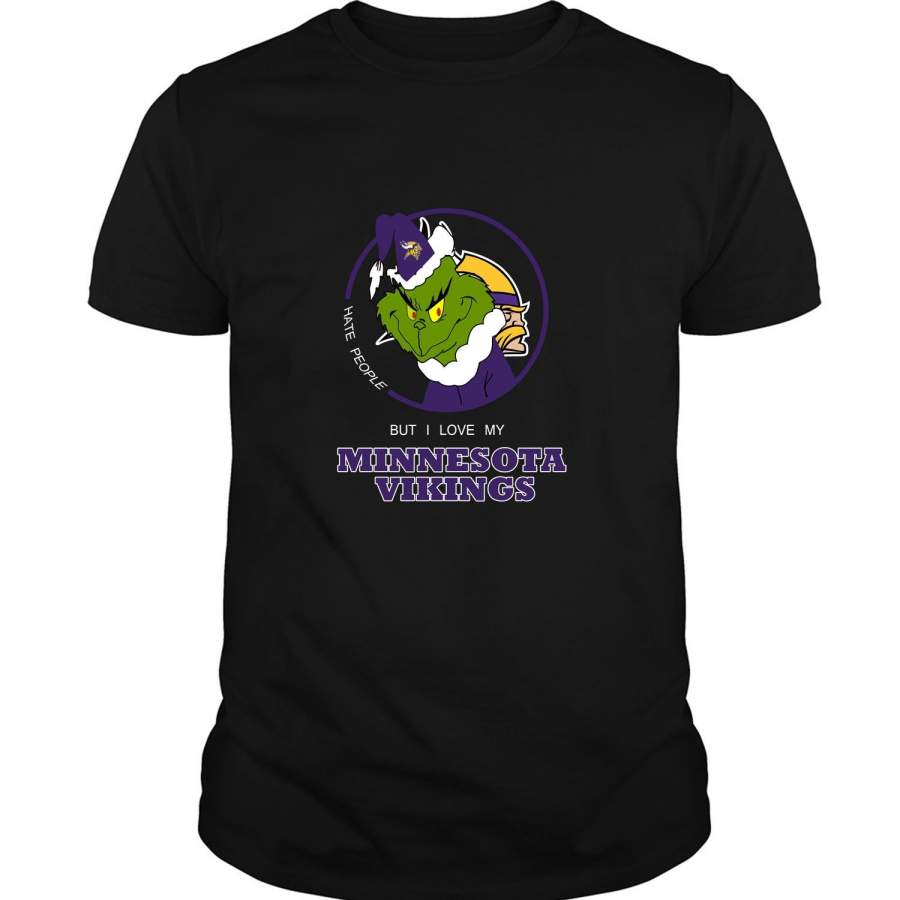 I Love My Minnesota Vikings T Shirt, The Grinch T Shirt