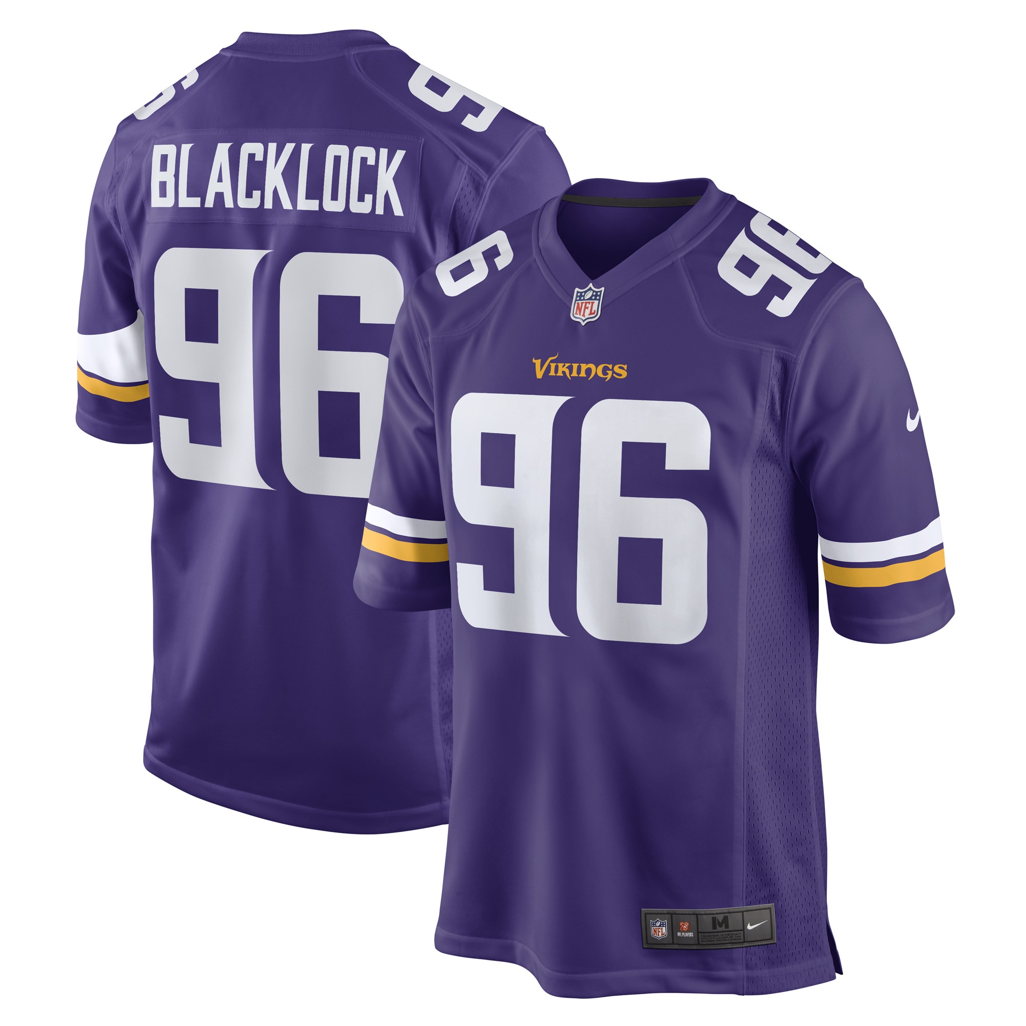 Ross Blacklock Minnesota Vikings Game Player Jersey – Purple