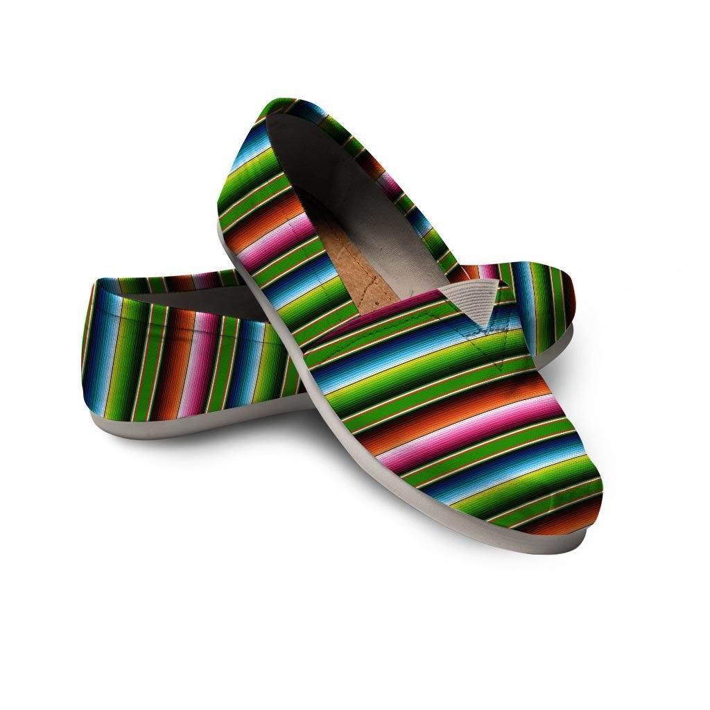 Baja Mexican Print Canvas Shoes