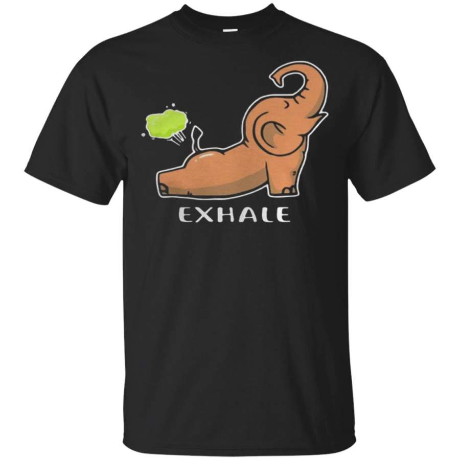 Exhale Elephant Yoga T Shirt – Moano Store