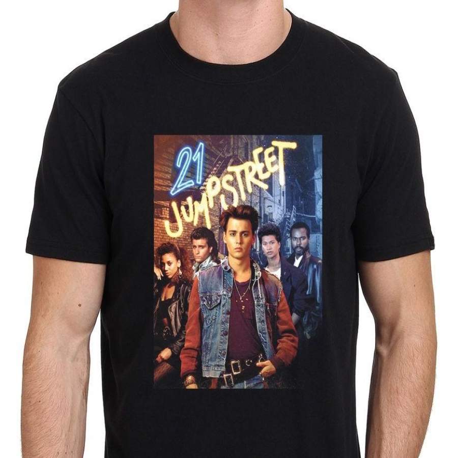 Details About 21 JUMP STREET Vintage 80’s Tv Series T-Shirt