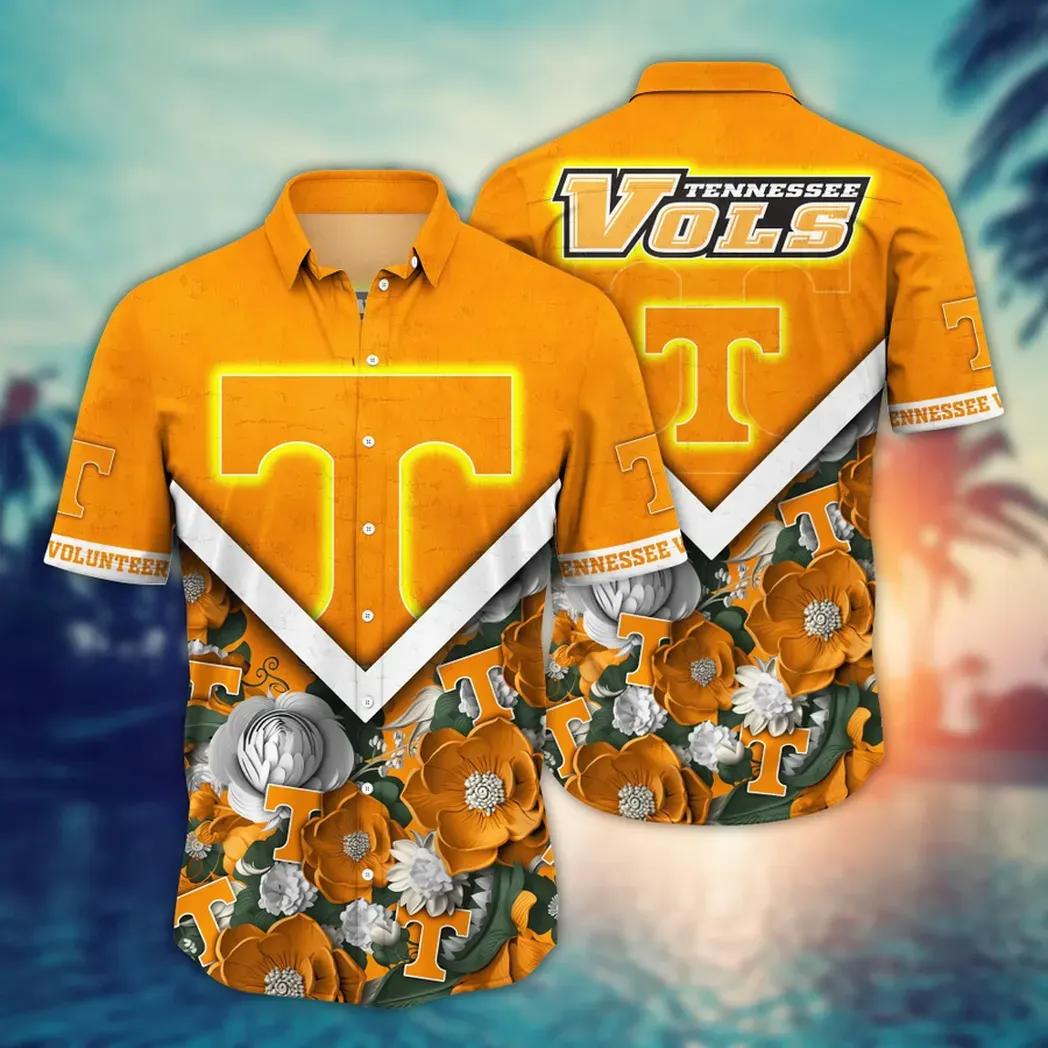 Tennessee Volunteers Ncaa Flower Aloha Hawaiian Shirt 5, Ncaa Hawaiian Shirt