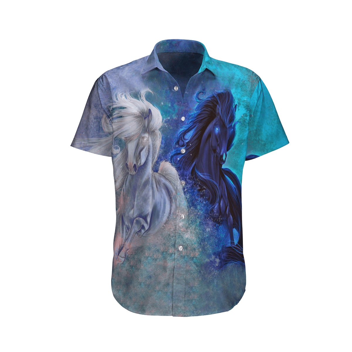 Horse Blue Amazing Design Unisex Hawaii Shirt For Men And Women Ha44557