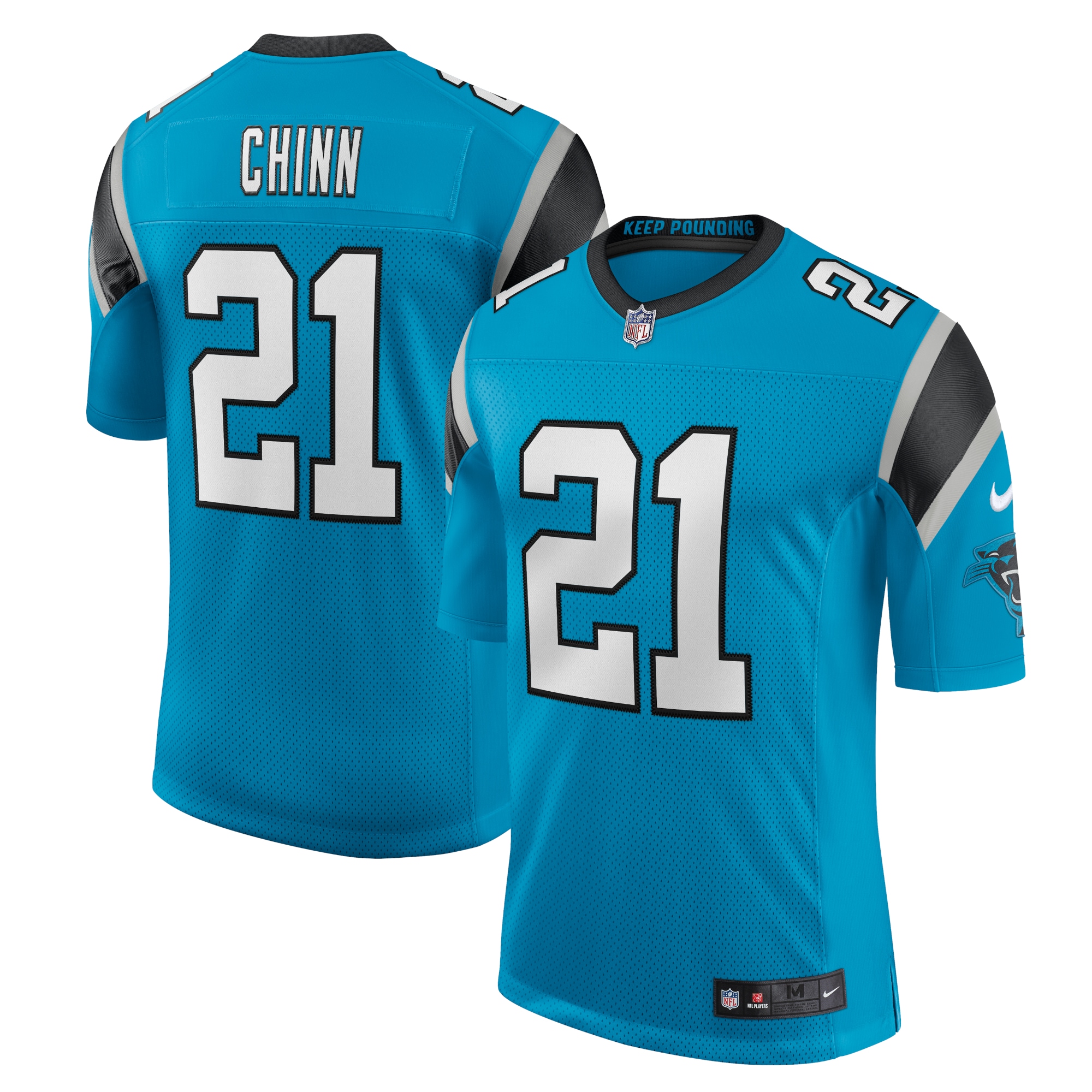 Jeremy Chinn Carolina Panthers Vapor Limited Jersey – Blue