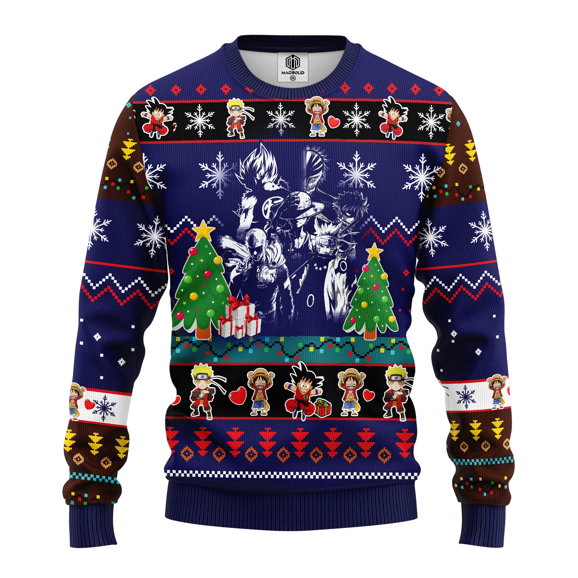 Anime ugly christmas sweater 1- Amazing Gift idea – thanksgiving gift