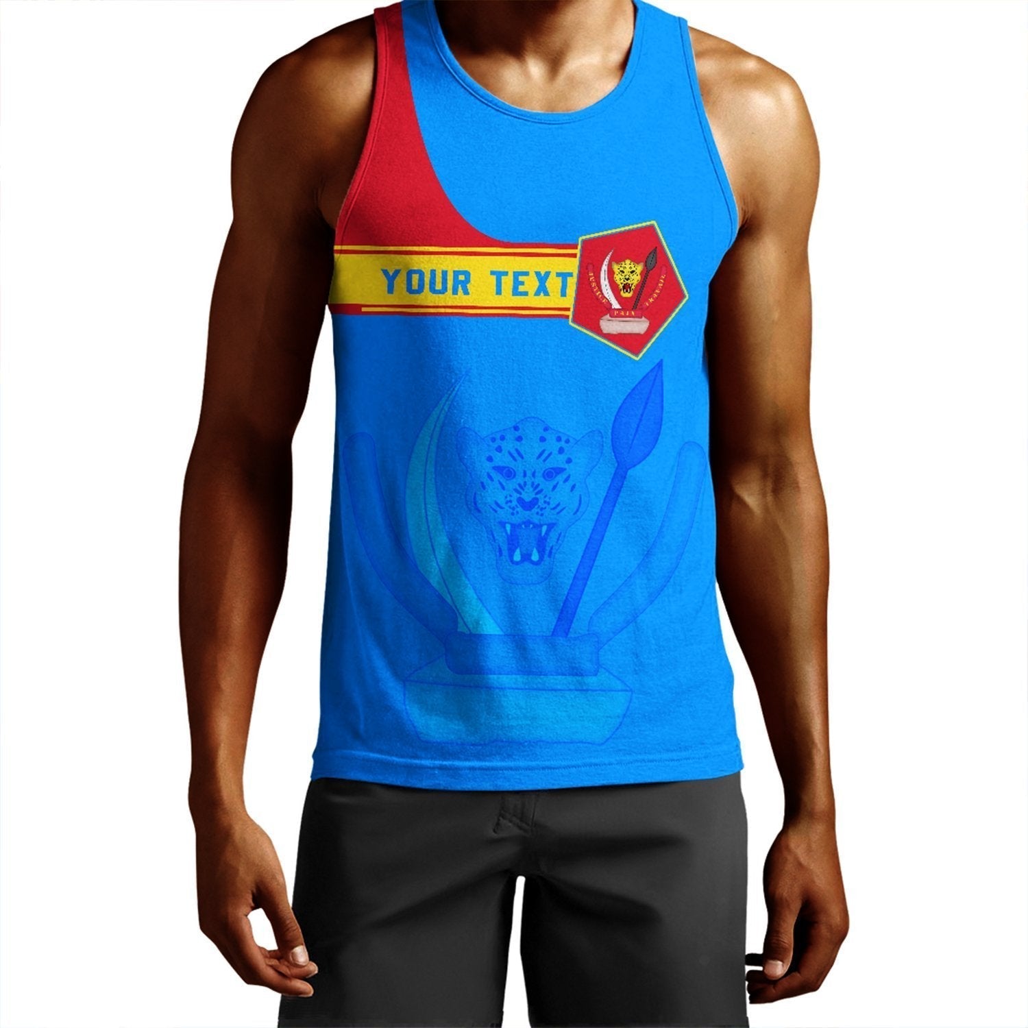 (Custom) African Tank Top – Dr Congo Men’S Tank Top Pentagon Style