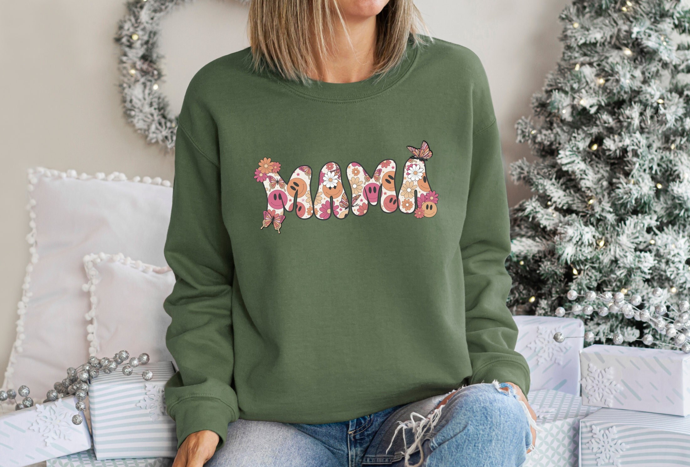 Mama Sweatshirt, Mama’s Girl Hoodie, Mother’s Day Gifts, Mother’s Day Hoodie, Wildflowers Mama Hoodie, New Mom Gift, Mother’s Day Outfit