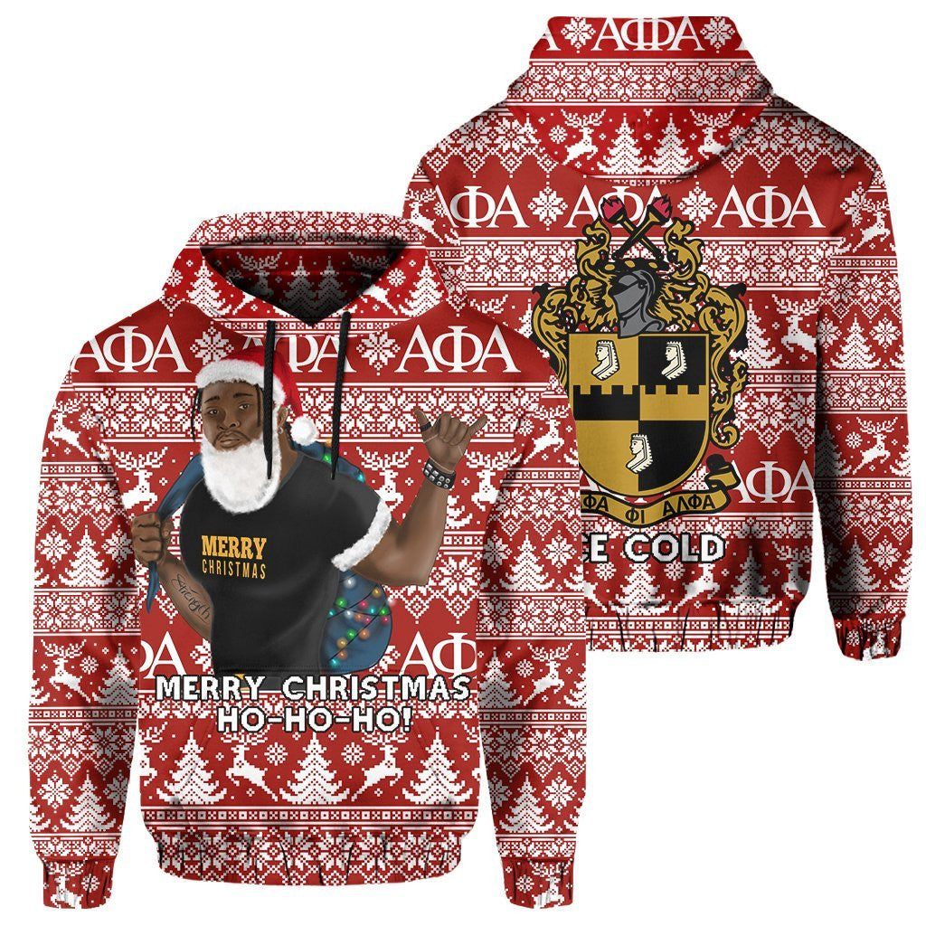 Fraternity Hoodie – Christmas Alpha Phi Alpha Hoodie Red