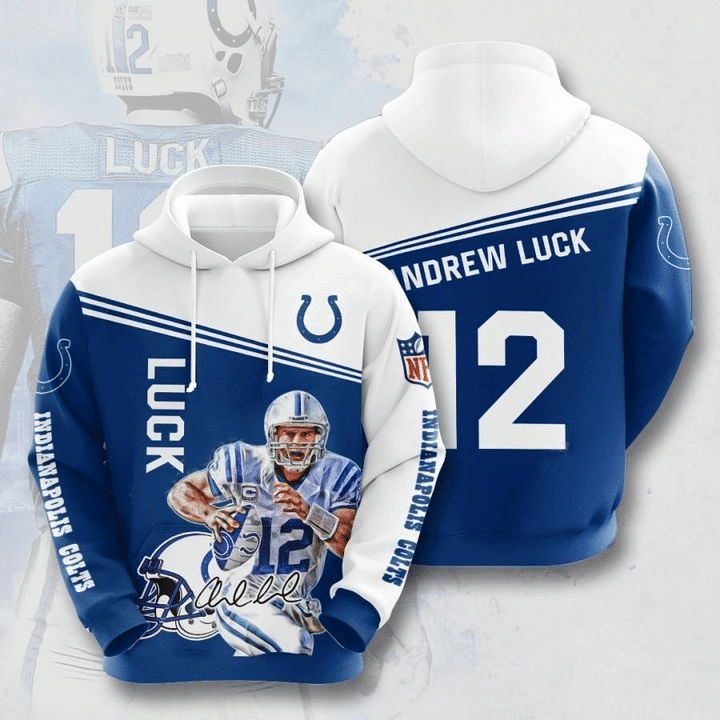 Andrew Luck Indianapolis Colts All Over Printed Hoodie TN210925