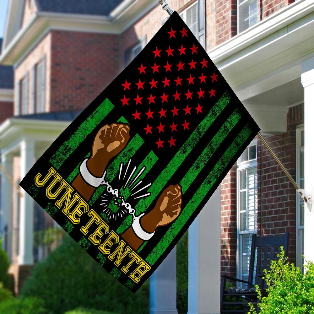 Juneteenth Black Lives Matter Protest Flag, Garden Flag, House Flag, Yard Flag, Outdoor Flag Decor