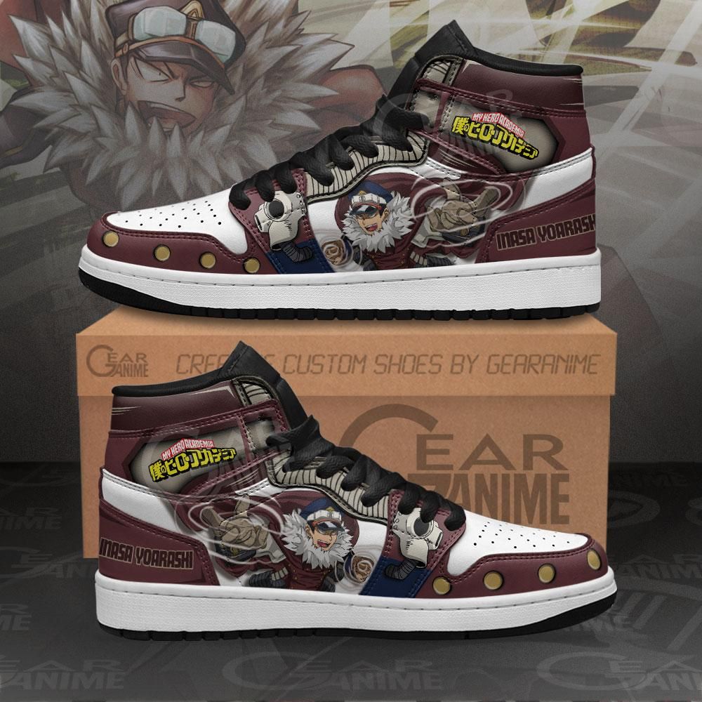 Inasa Yoarashi My Hero Academia Anime Air Jordan Shoes Sport Sneakers