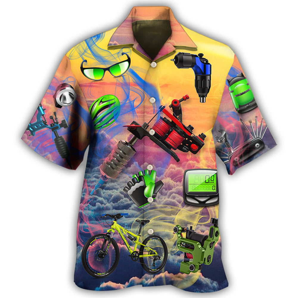 Cycling And Tatoo Lover Dream Sky Hawaii Shirt Ha8673