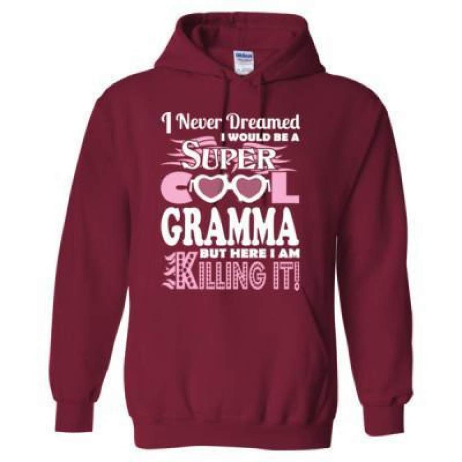 AGR I Never Dreamed Would Be Gramma Here I Am Killing It – Heavy Blend™ Hooded Sweatshirt