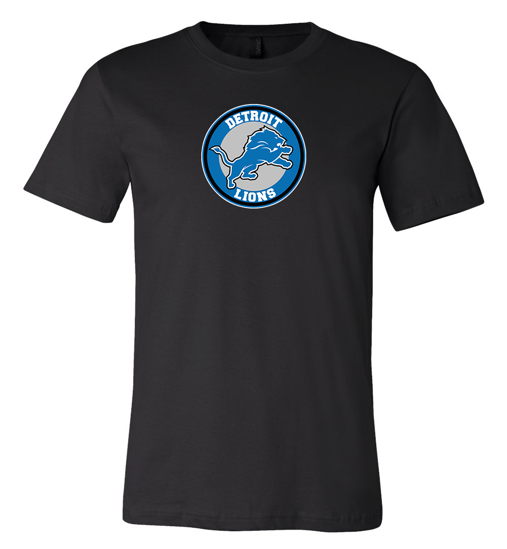 Detroit Lions Circle Logo Team Shirt 6 Sizes S-3Xl