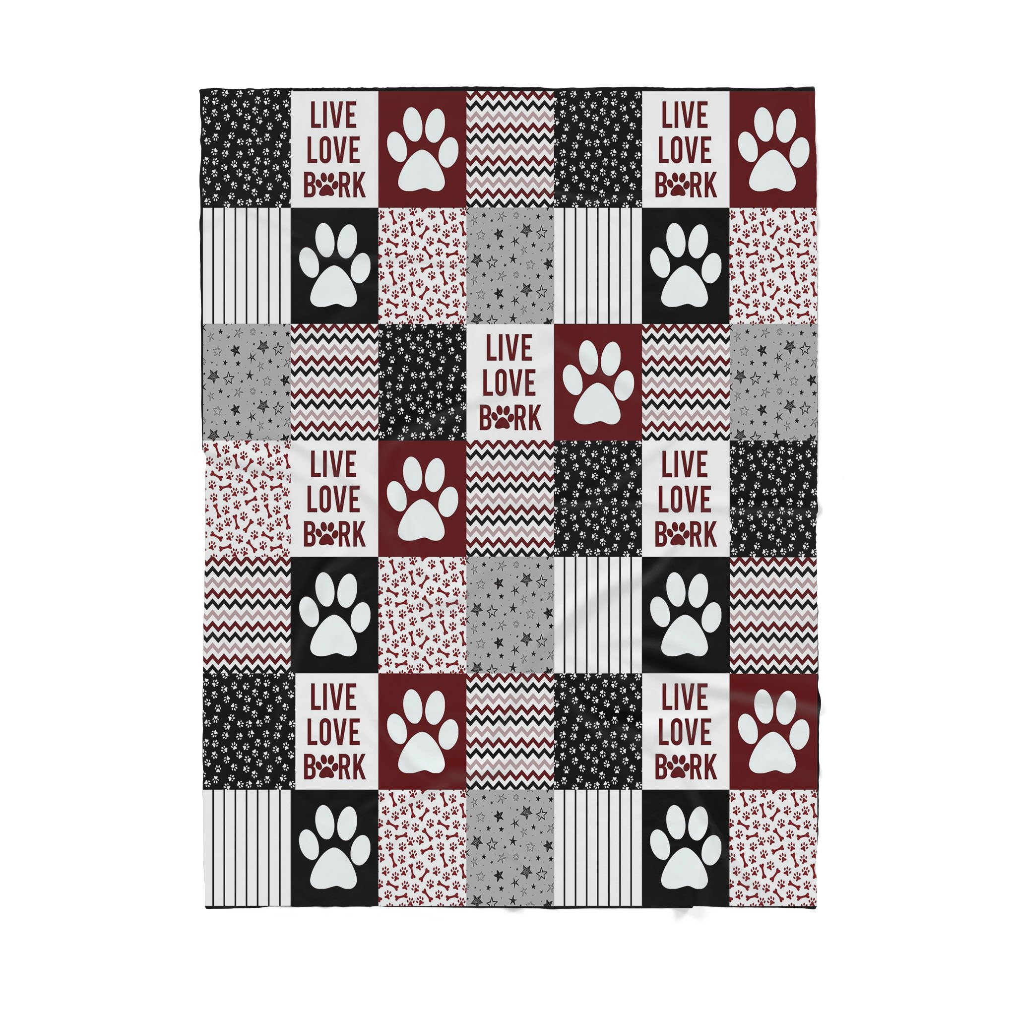 Custom Blanket Dog – Gift For Dog Mom – Sherpa Blanket HG