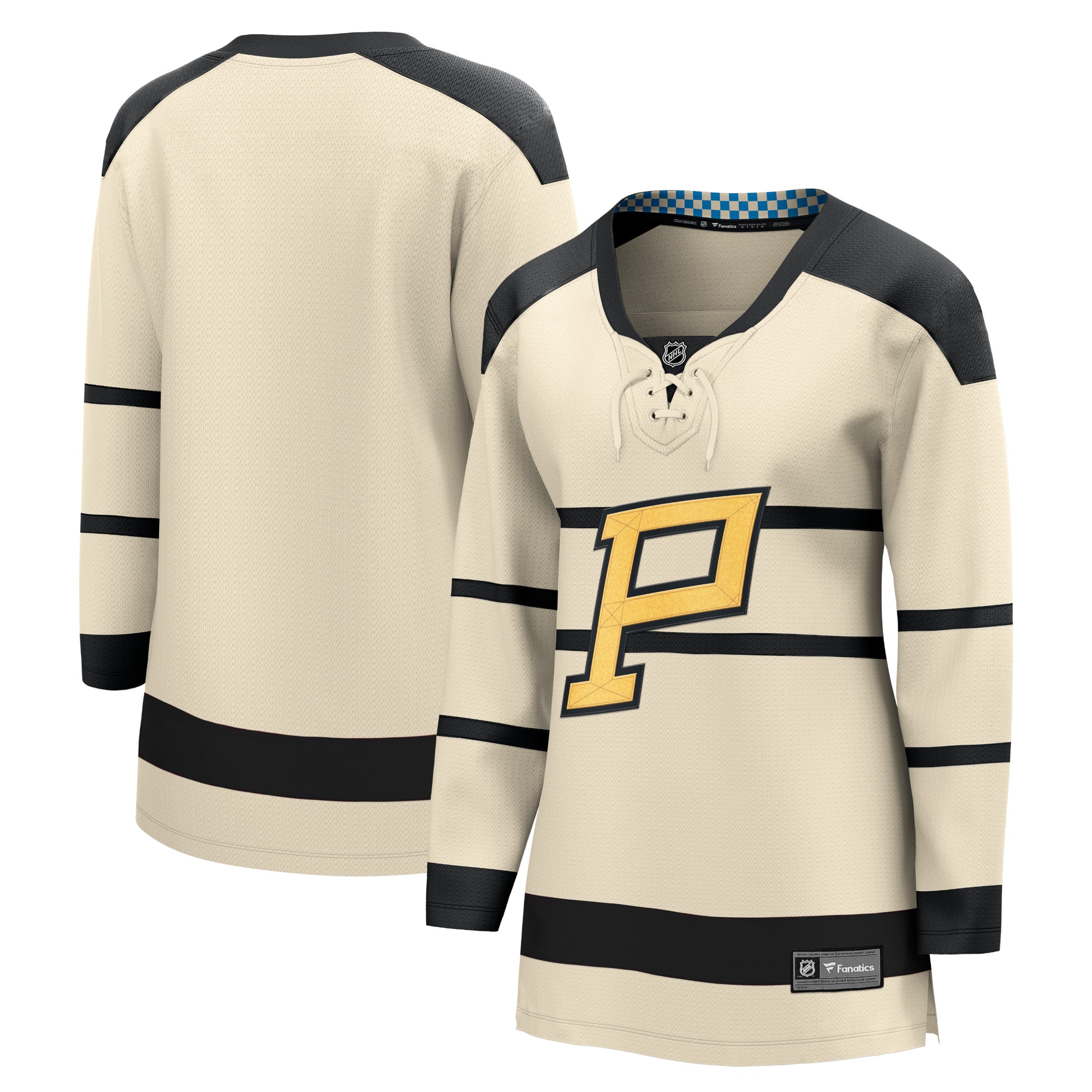 Pittsburgh Penguins Branded Women's 2023 Winter Classic Blank Jersey – Cream