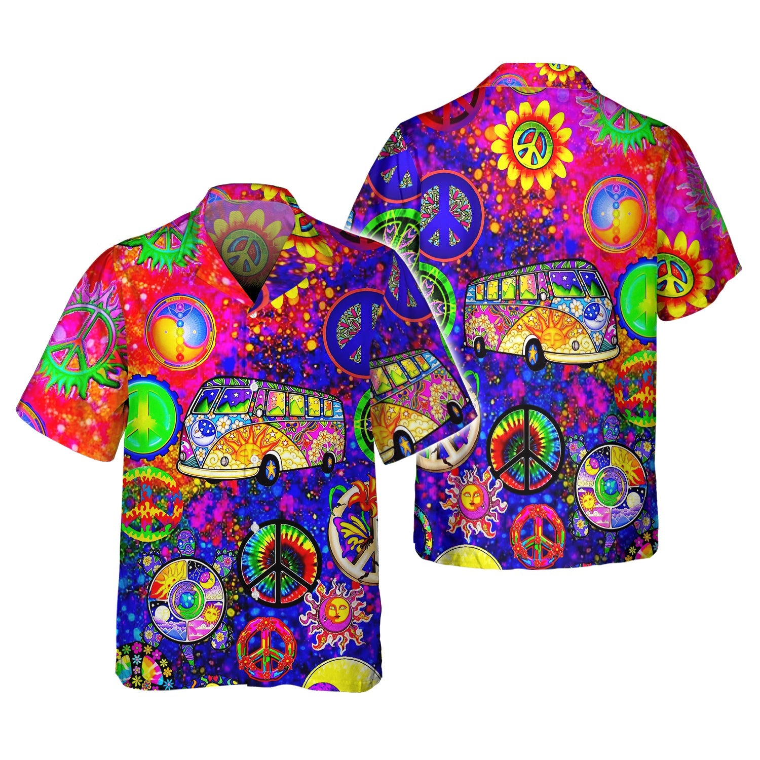 Hippie Car Hawaii Shirt Gift For Ha92648