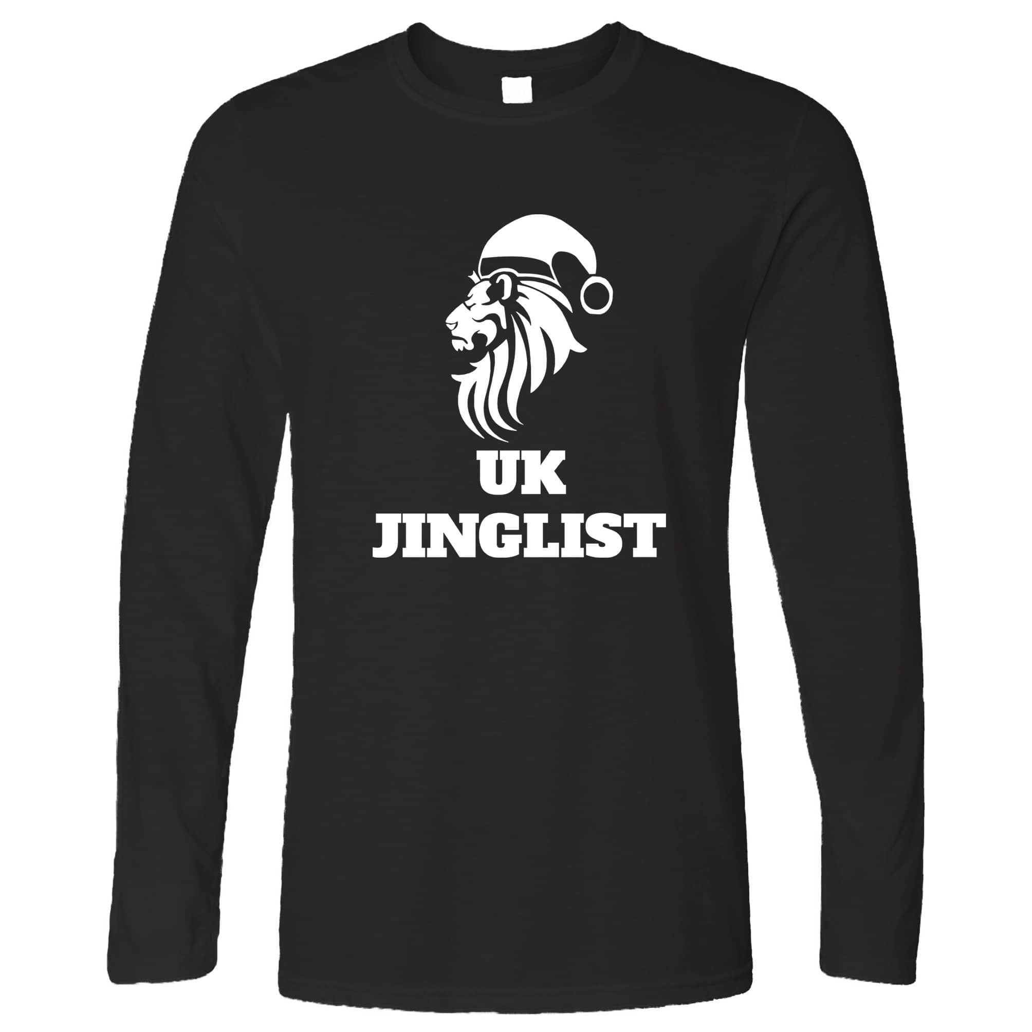 Christmas Parody Long Sleeve Uk Jinglist Lion T-Shirt