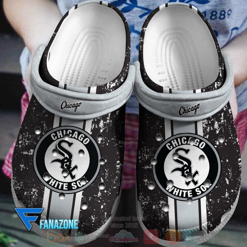 Chicago White Sox MLB Sport Crocs Clogs Crocband Shoes Comfortable For Men Women and Kids