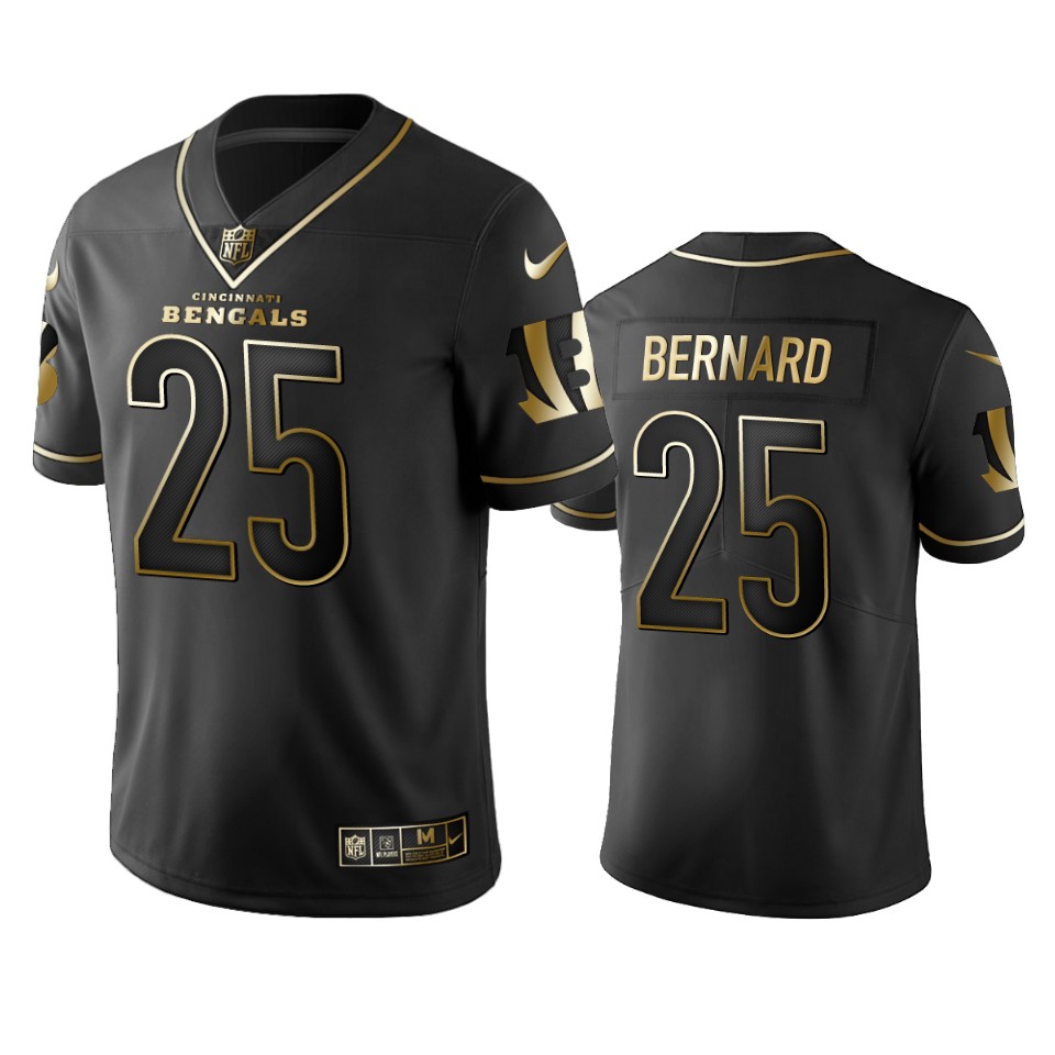 Cincinnati Bengals Giovani Bernard Black Golden Edition 2019 Vapor Untouchable Limited Jersey – Mens