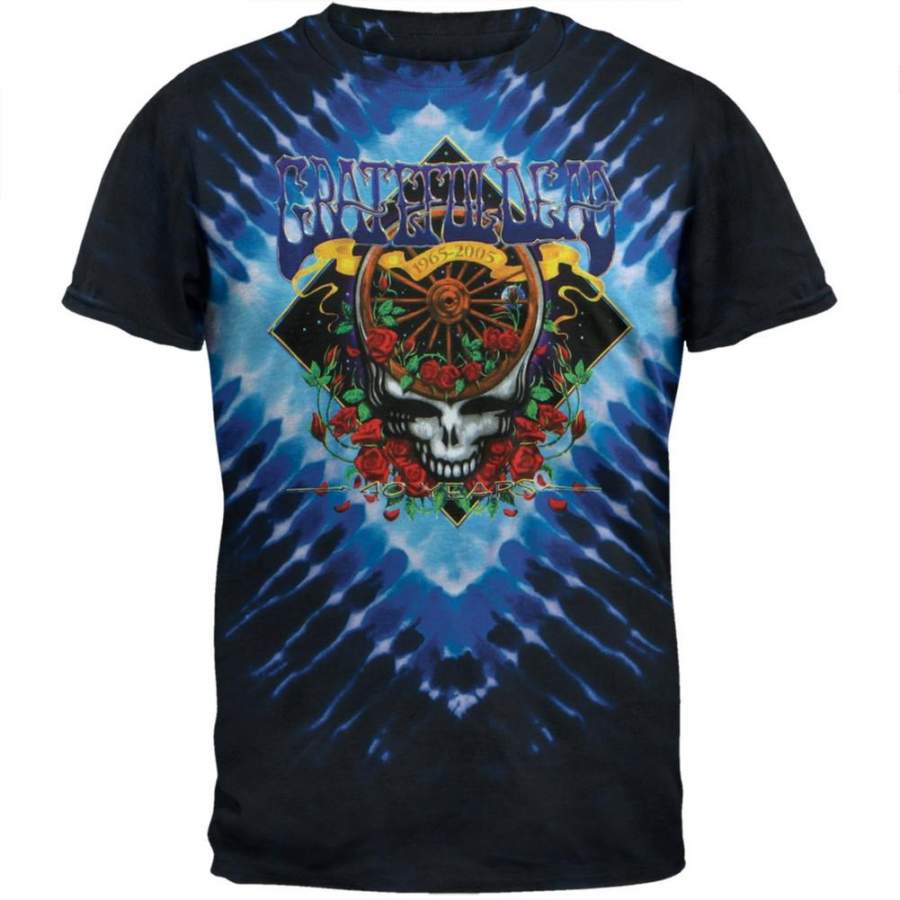 Grateful Dead – 40th Anniversary Tie Dye T-Shirt – Chingontees