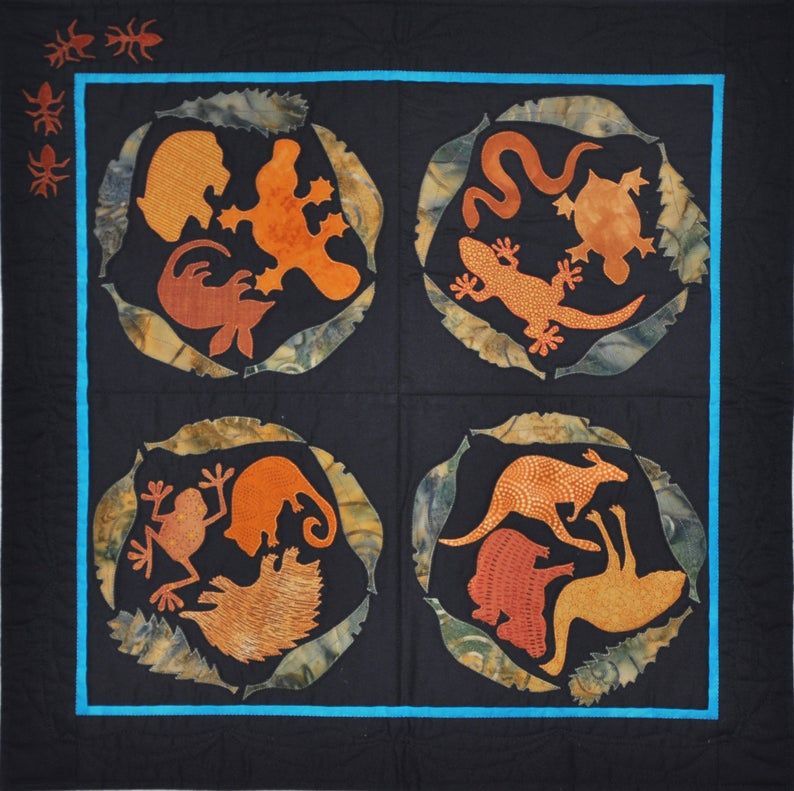 An Australian Animals Quilt Blanket DHC3101152LT