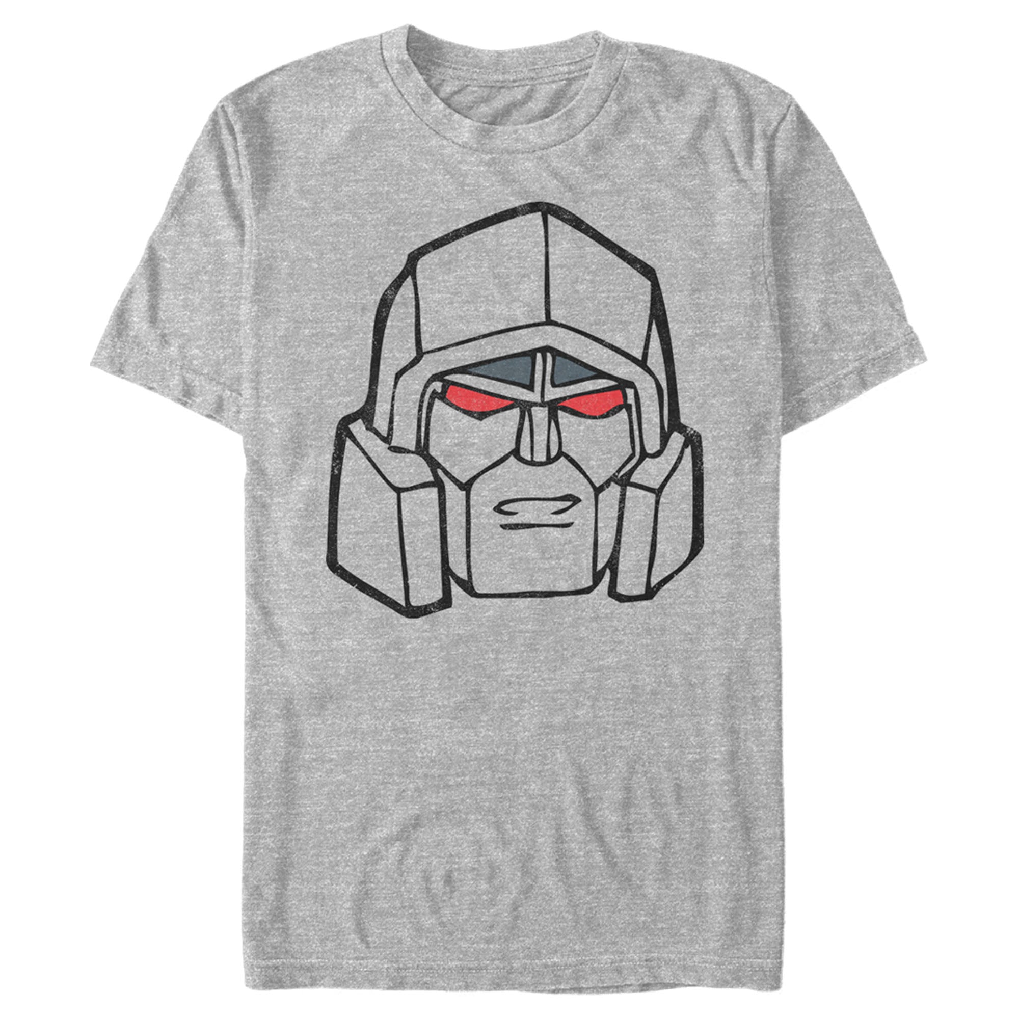 Transformers Men’S Megatron Face Outline  T-Shirt