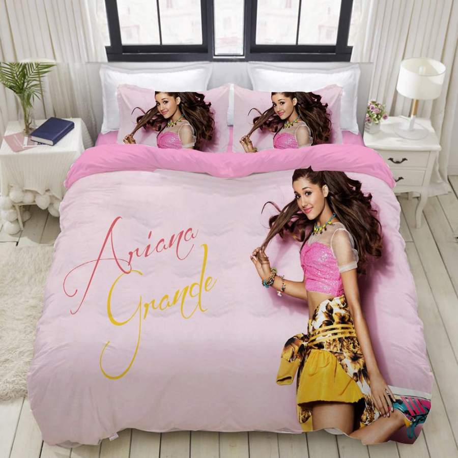 Ariana Grande #1 Duvet Cover Quilt Cover Pillowcase Bedding Set Bed Linen Home Bedroom Decor