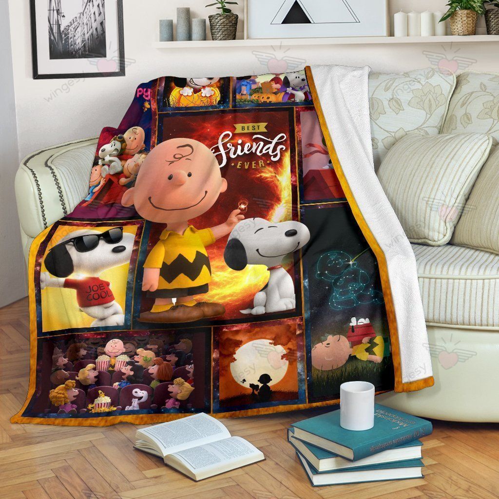 Cartoon Cartoon Snoopy Peanuts Quilt Blanket-QT101106Qa