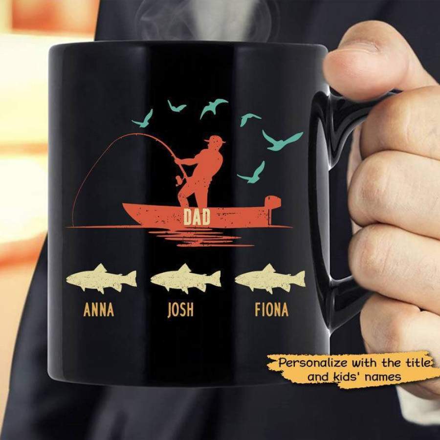 Fishing Father Day Personalized Mug