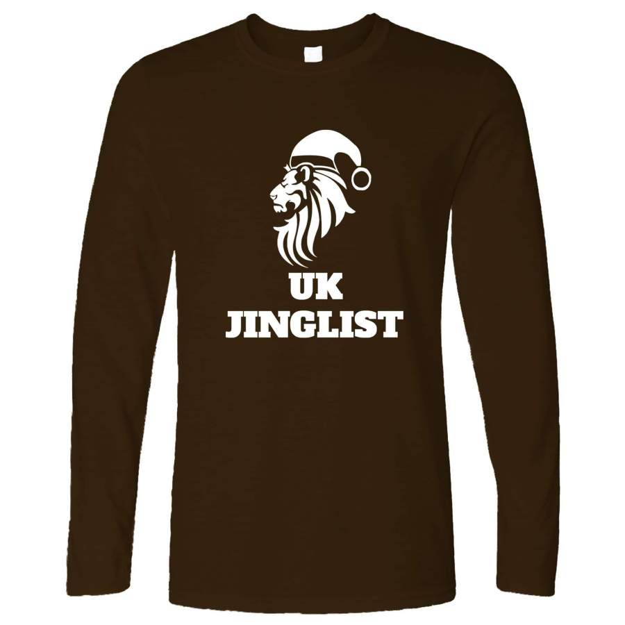 Christmas Parody Long Sleeve UK Jinglist Lion T-Shirt