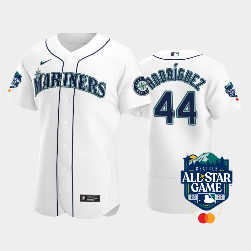 2023 All-Star Game Seattle Mariners 44 Julio Rodriguez White Jersey