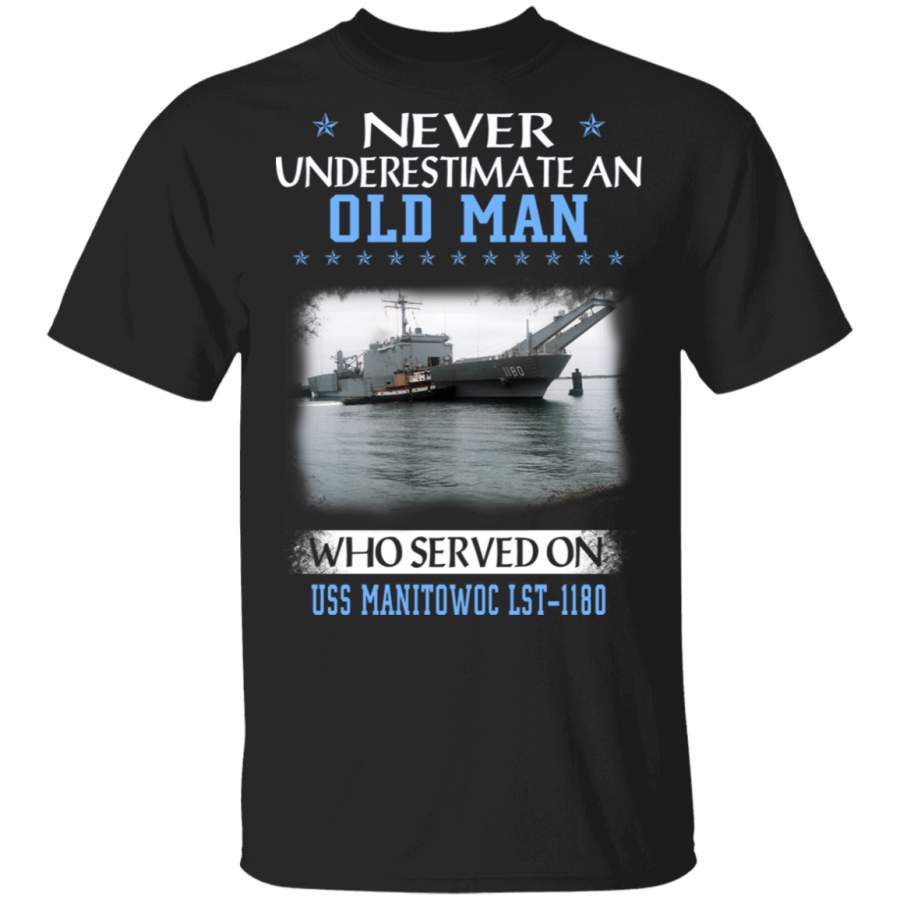 USS Manitowoc LST-1180 Veterans Day Christmas Gift T-Shirt