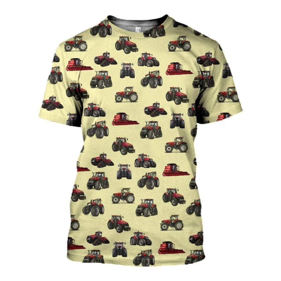 Case Tractor Shirts And Shorts 3D Print For Men For Girls