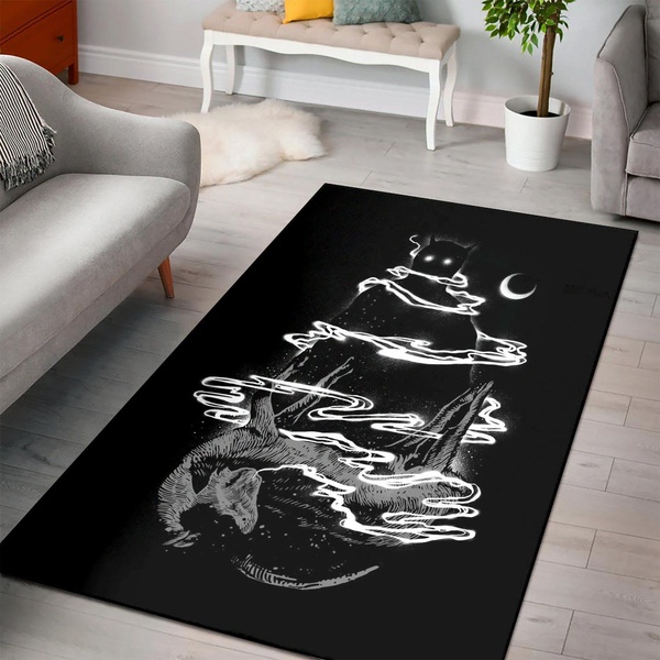 Toxic Fumes Area Rug Kitchen Rug Family Gift US Decor