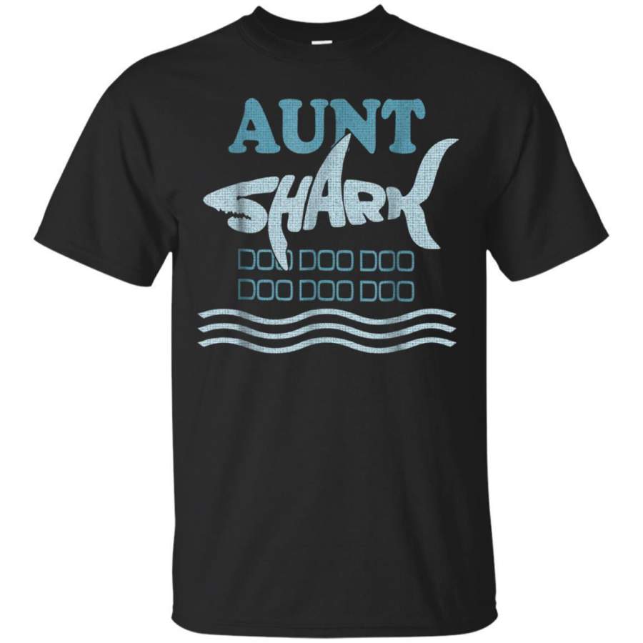 AGR Funny Aunt Shark Tshirt  Doo Doo Doo Tee For Aunt Jaq T-shirt