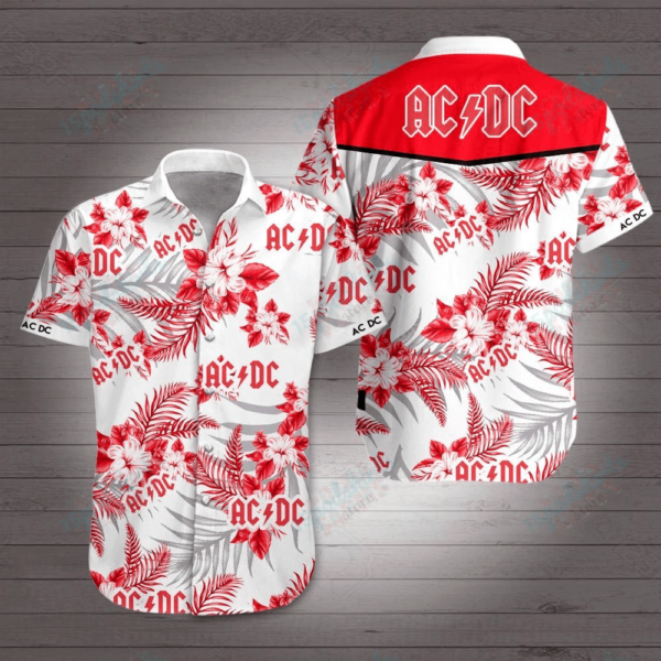 Ac/Dc Style 2 Hawaiian Shirt