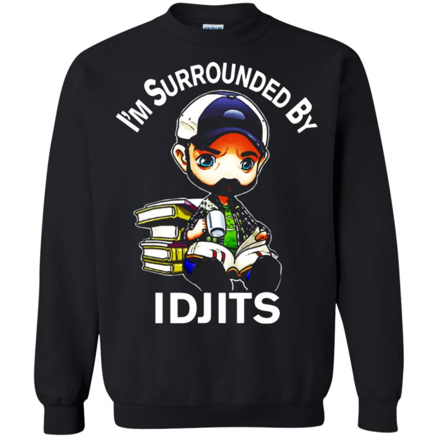 AGR I_m Surrounded By IDJITS Bobby Singer Super Natural Sweatshirt