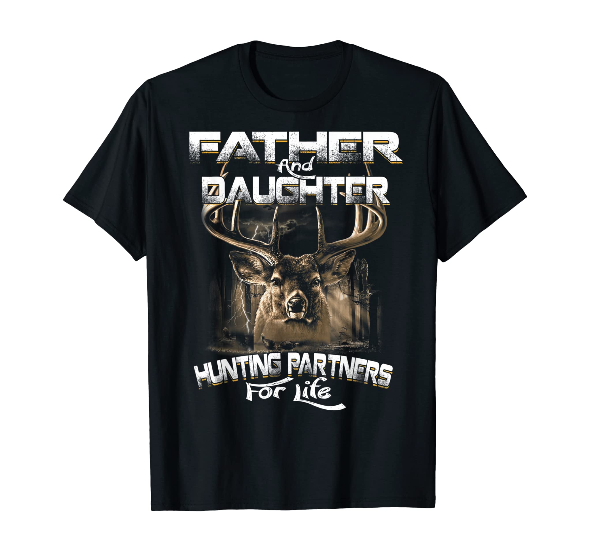 Funny Gift Tee Father and Daughter Hunting Partners For Life T-Shirt