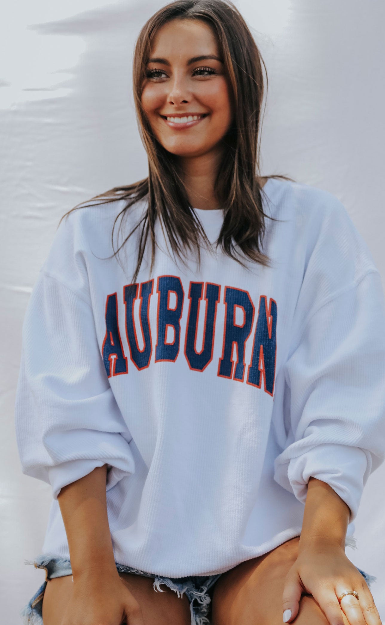 Charlie Southern: Auburn Corded Sweatshirt