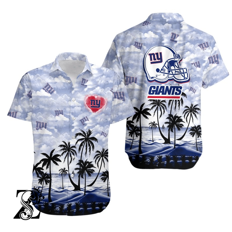 Qh0014 New York Giants Hawaiian Shirt