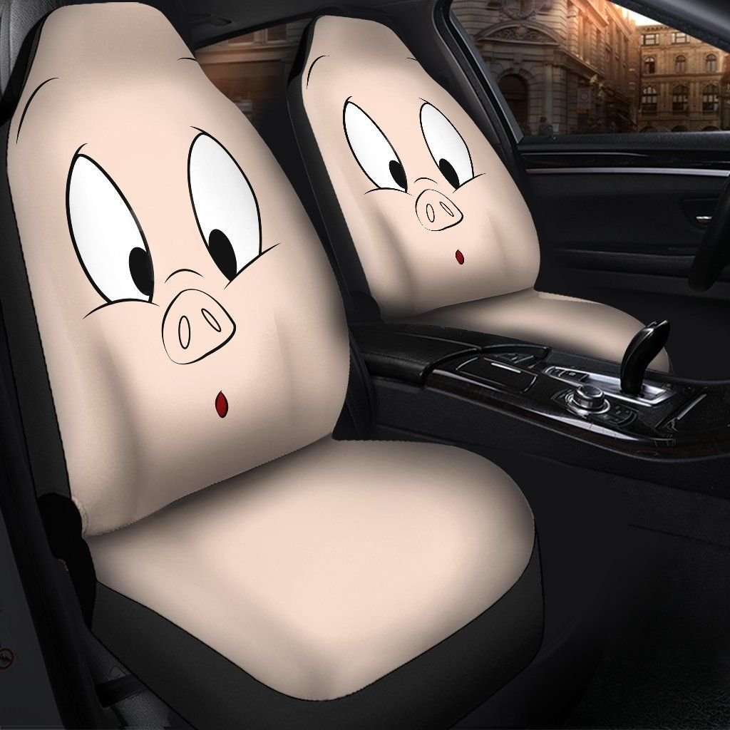 Porky Pig Cartoon Animal Car Seat Covers amazing best gift ideas 2020