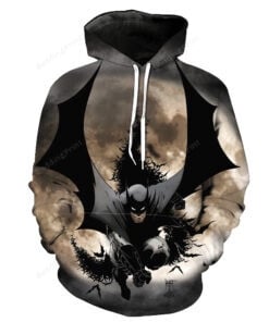 Batman 3D All Over Print Hoodie, Zip-Up Hoodie