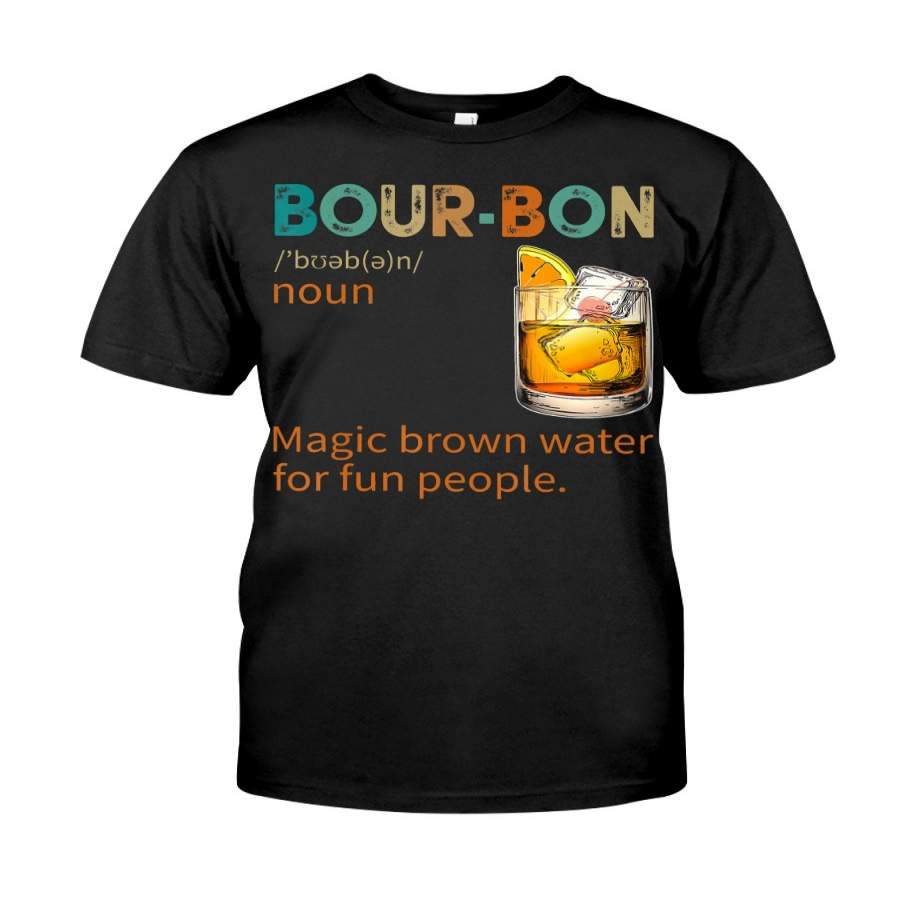 Vintage Bourbon Definition Magic Brown Water Classic T Shirt by globalteeshop