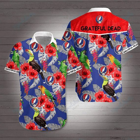 Grateful Dead Rock Band 2 Hawaiian Shirt Aloha Beach Holiday Casual Ha46636